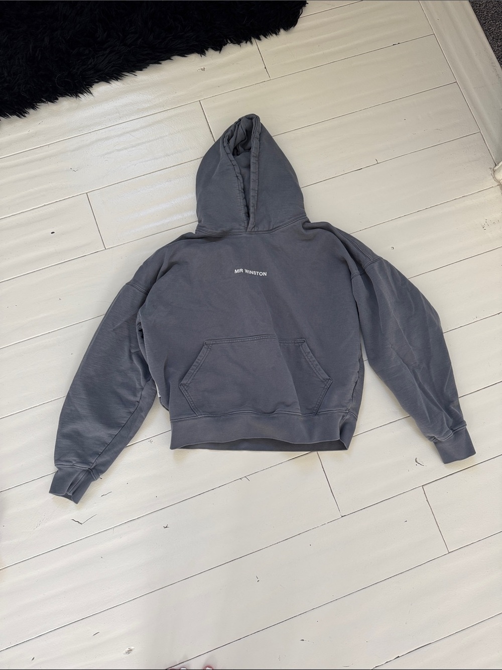 Mr Winston Gray Pullover Hoodie